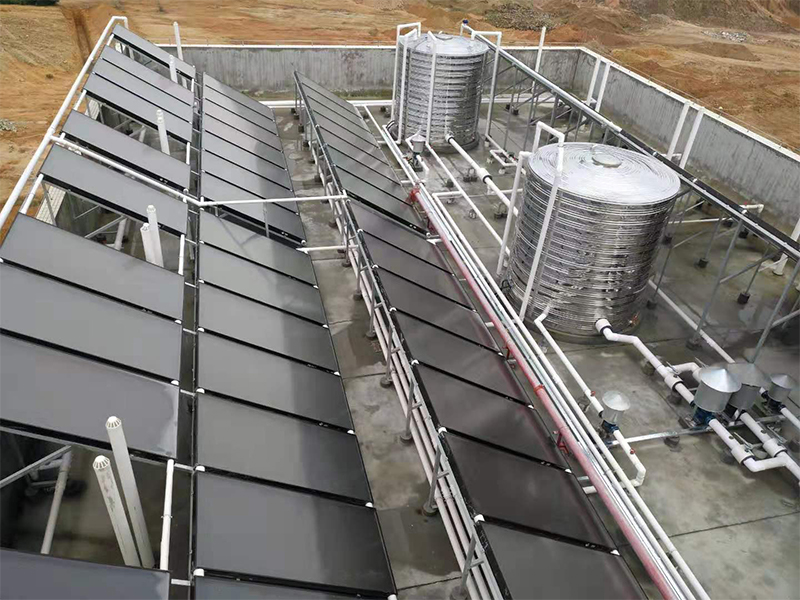 崇熙環保工業園職工宿舍太陽能熱水系統